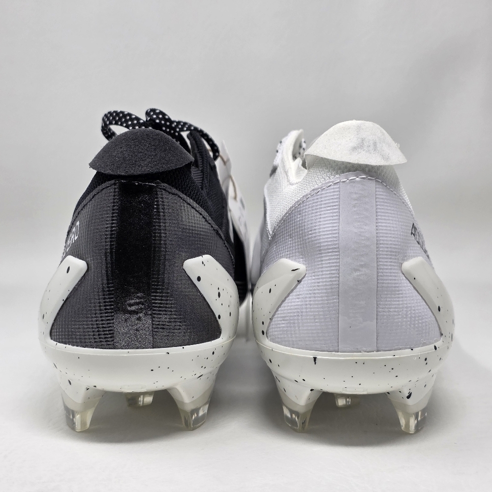 Adidas Adizero Electric Men Size 12 Cleats Snack Attack White Black IE4401 New - Picture 7 of 11